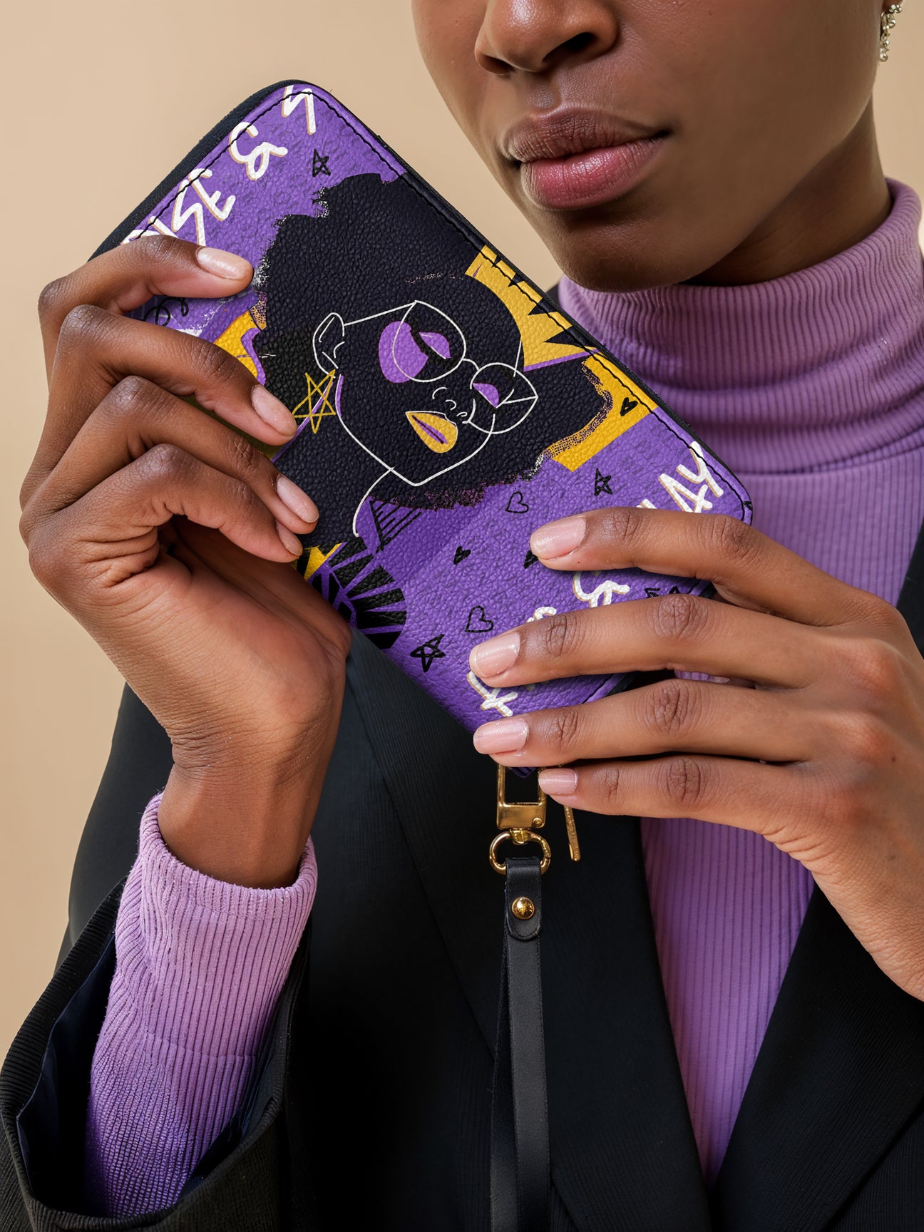Sistabag “AINA” GRAPE SODA WALLET