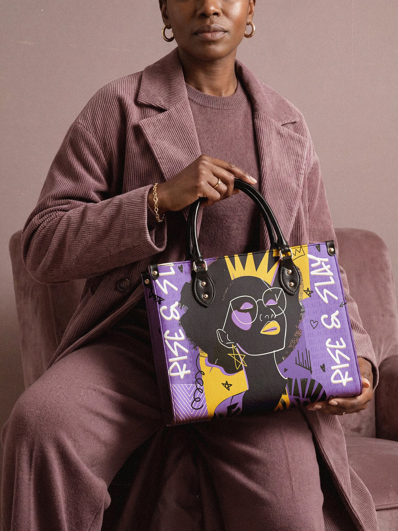 Sistabag “AINA” GRAPE SODA LEATHER HANDBAG
