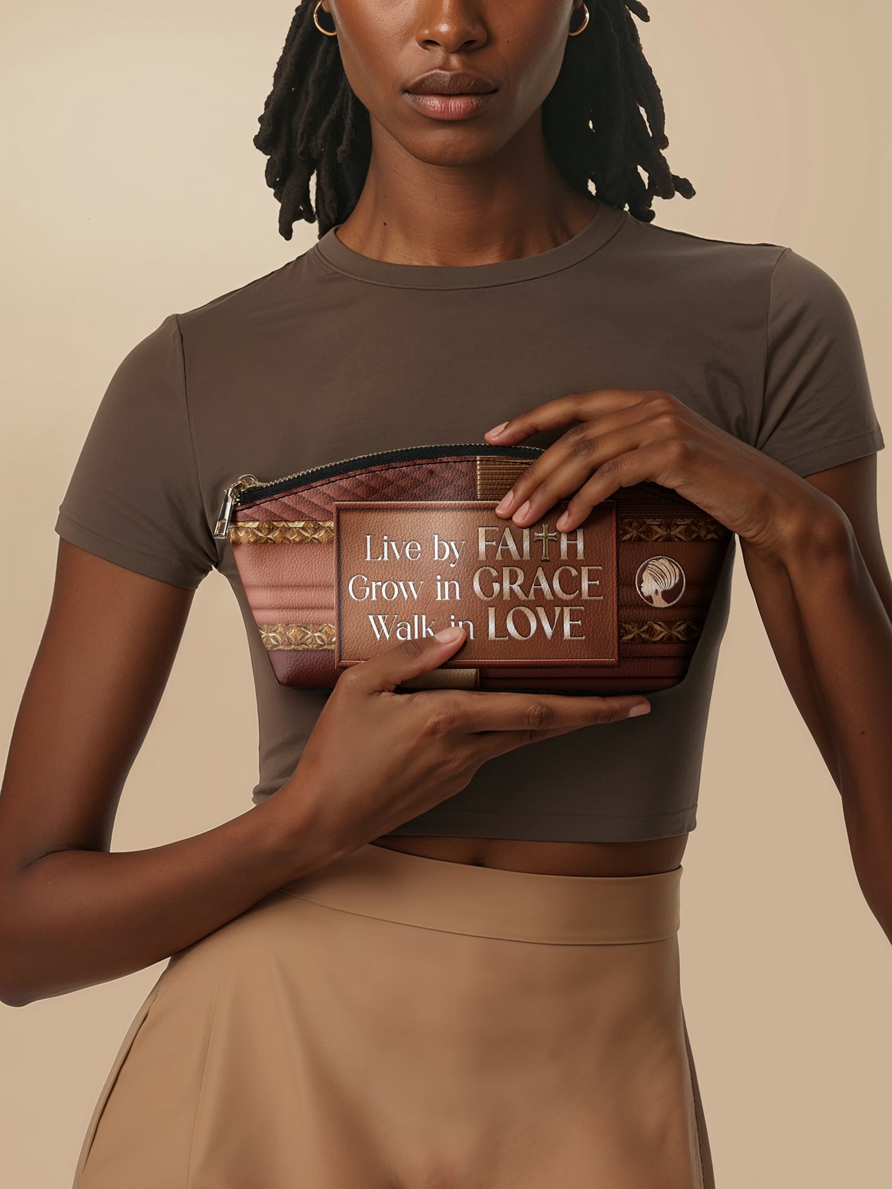 AFROYLA “ELIORA” ECLIPSE MAKEUP BAG