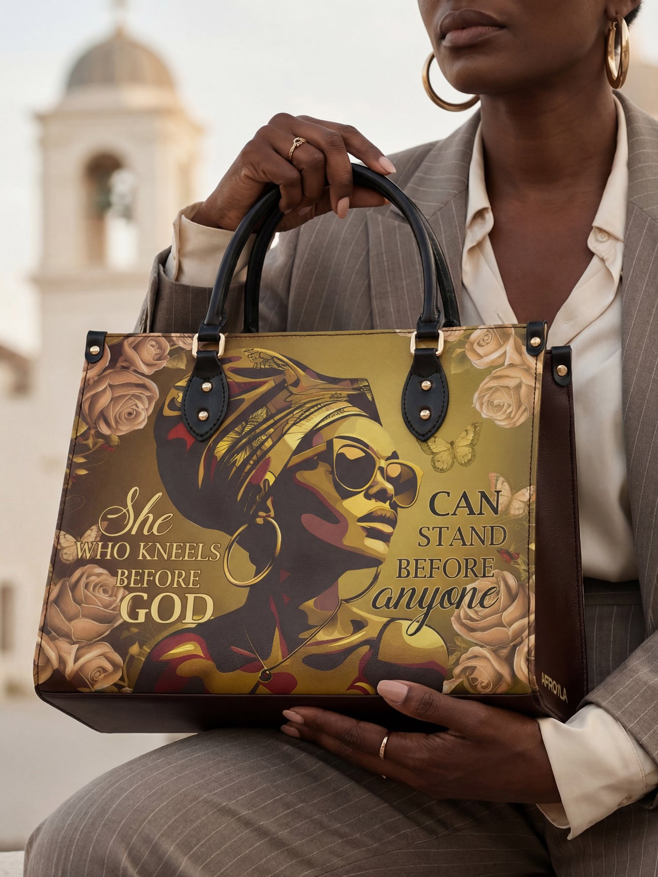Sistabag “GODFIDENCE” LEATHER HANDBAG