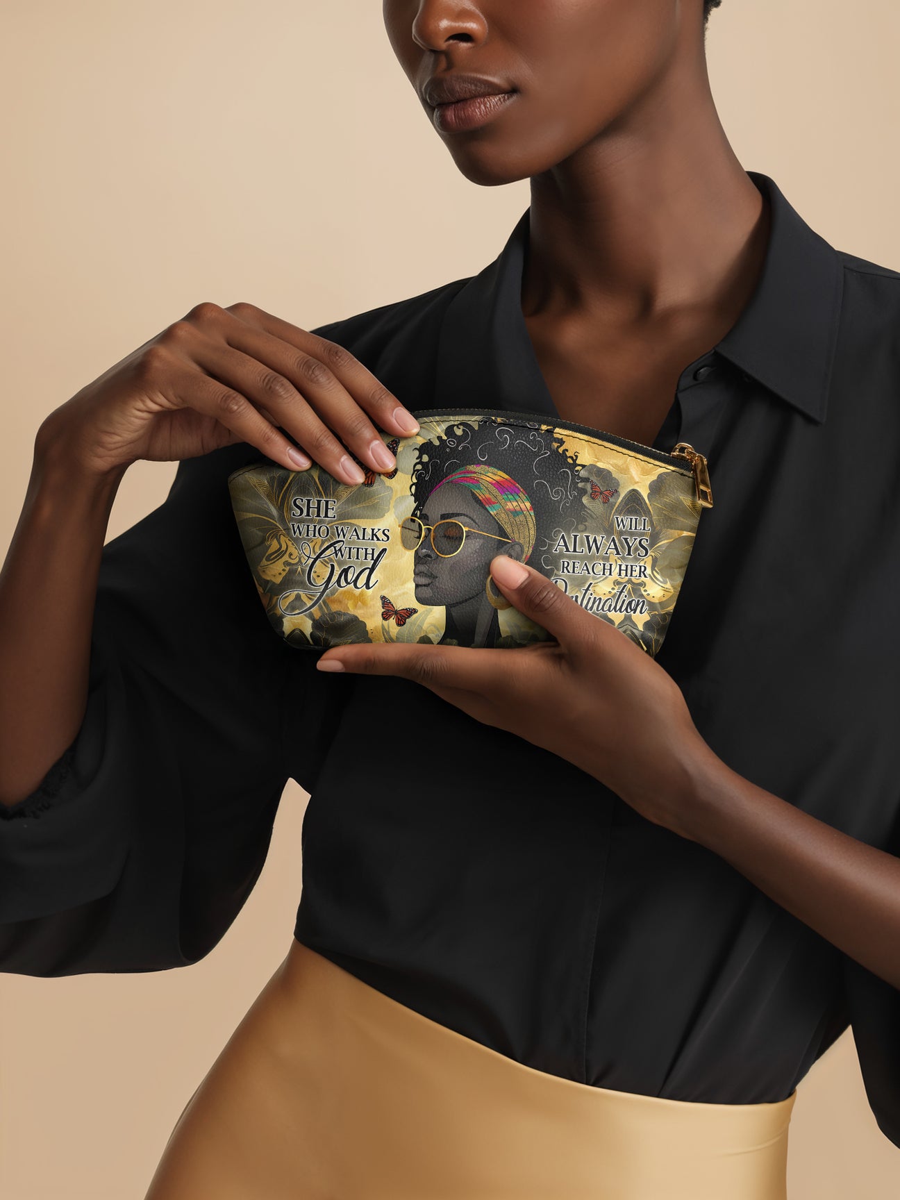 AFROYLA “NJIA” ECLIPSE MAKEUP BAG