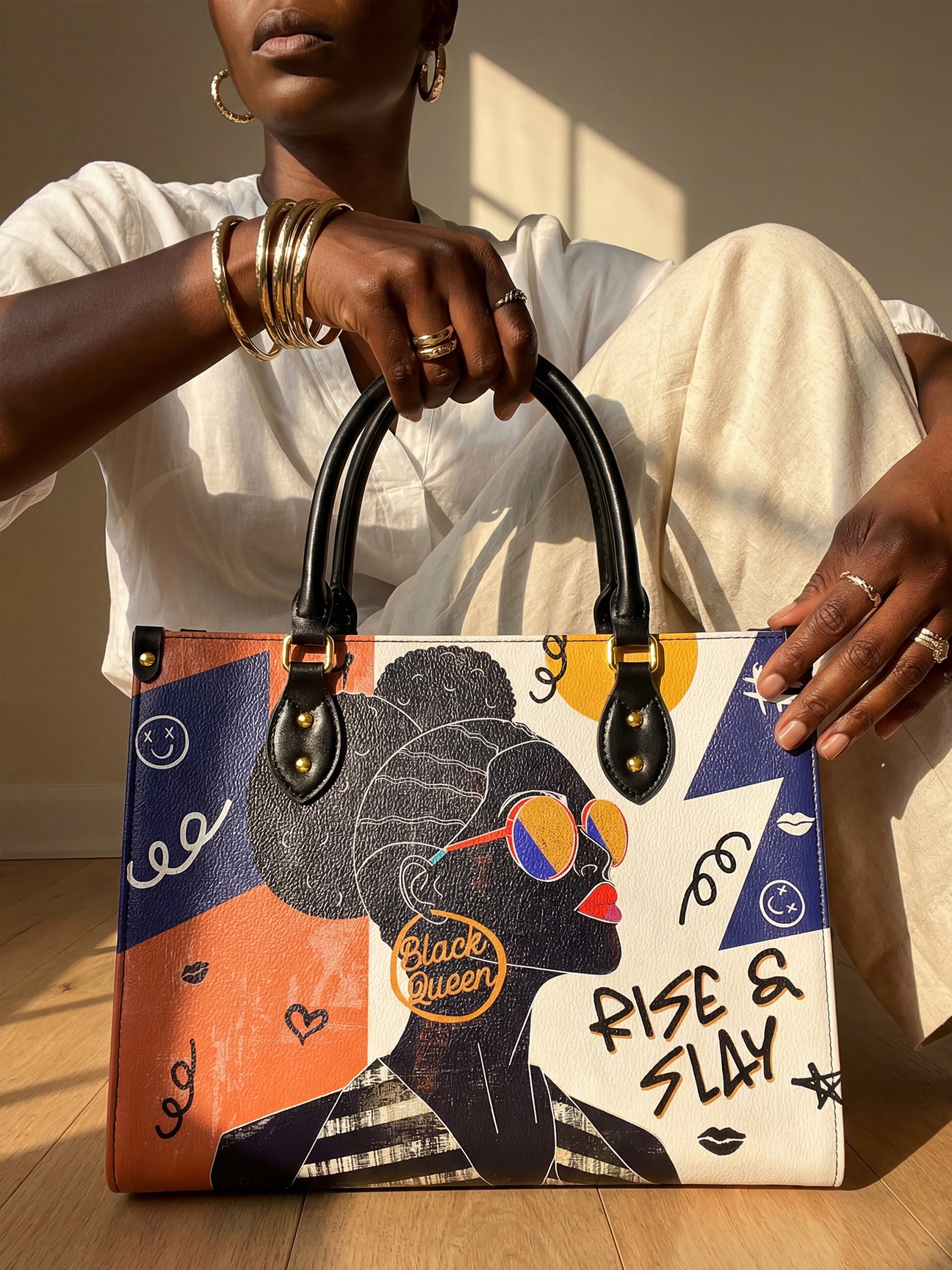 Sistabag “SANAA” SALT POP LEATHER HANDBAG