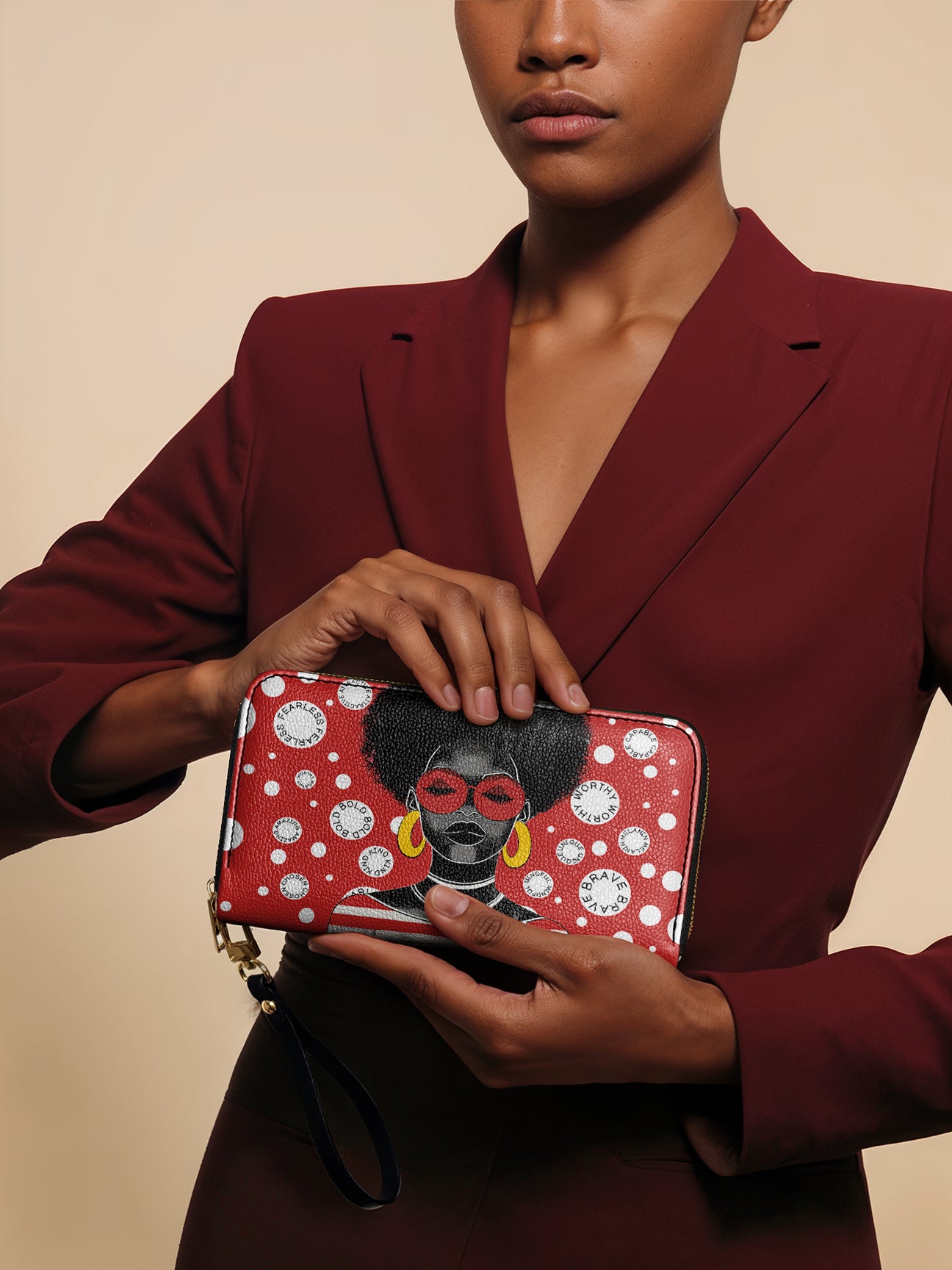 Sistabag “FAHARI” STRAWBERRY POP WALLET